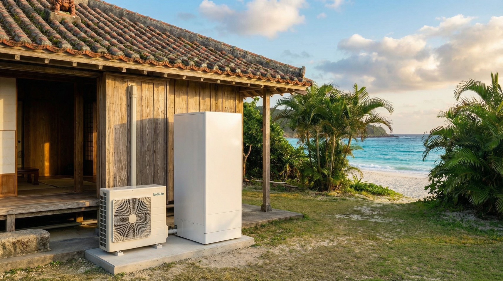 エコキュート設置工事の費用相場と沖縄の導入メリット