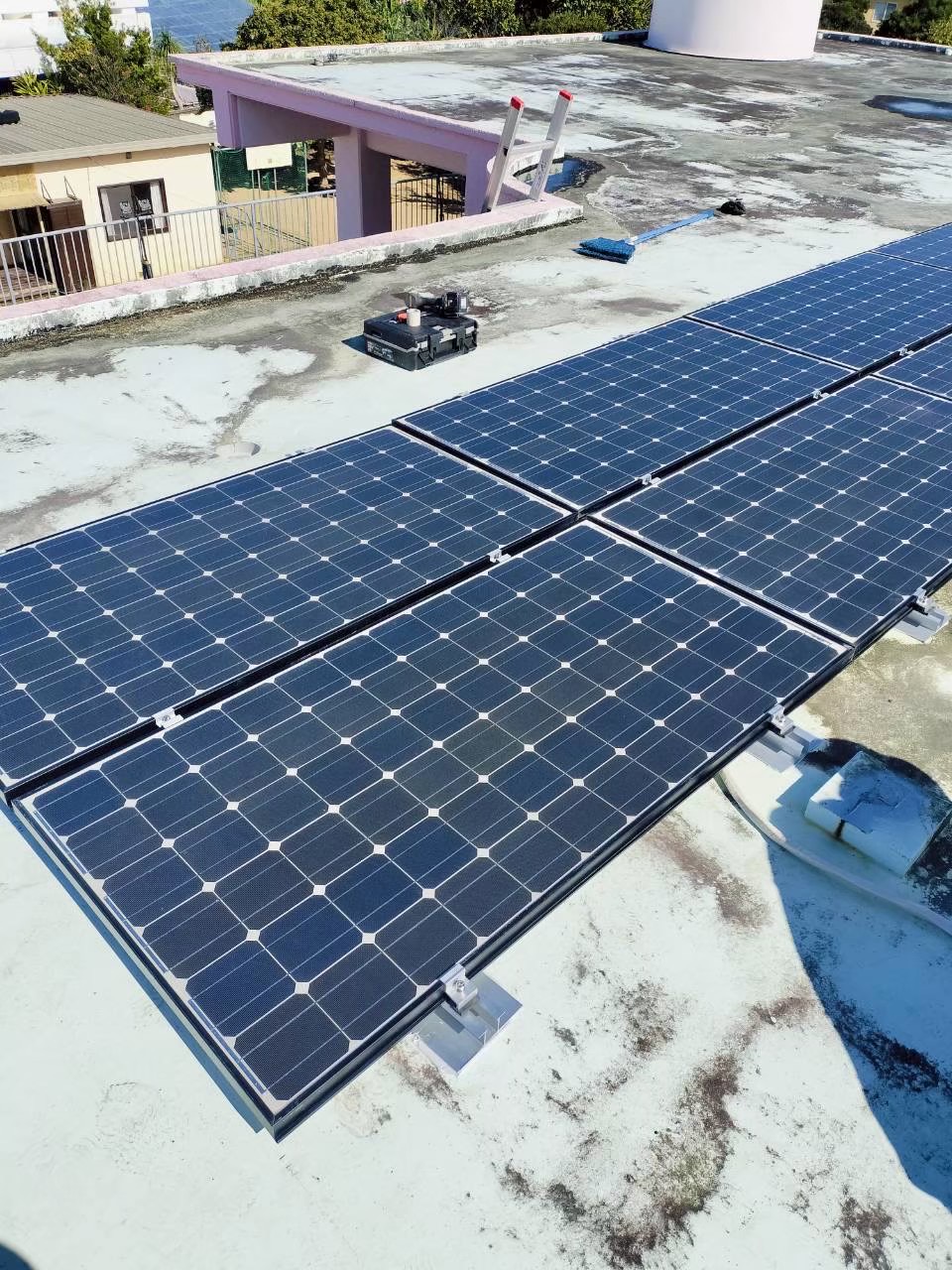 プレート接着・発電復旧