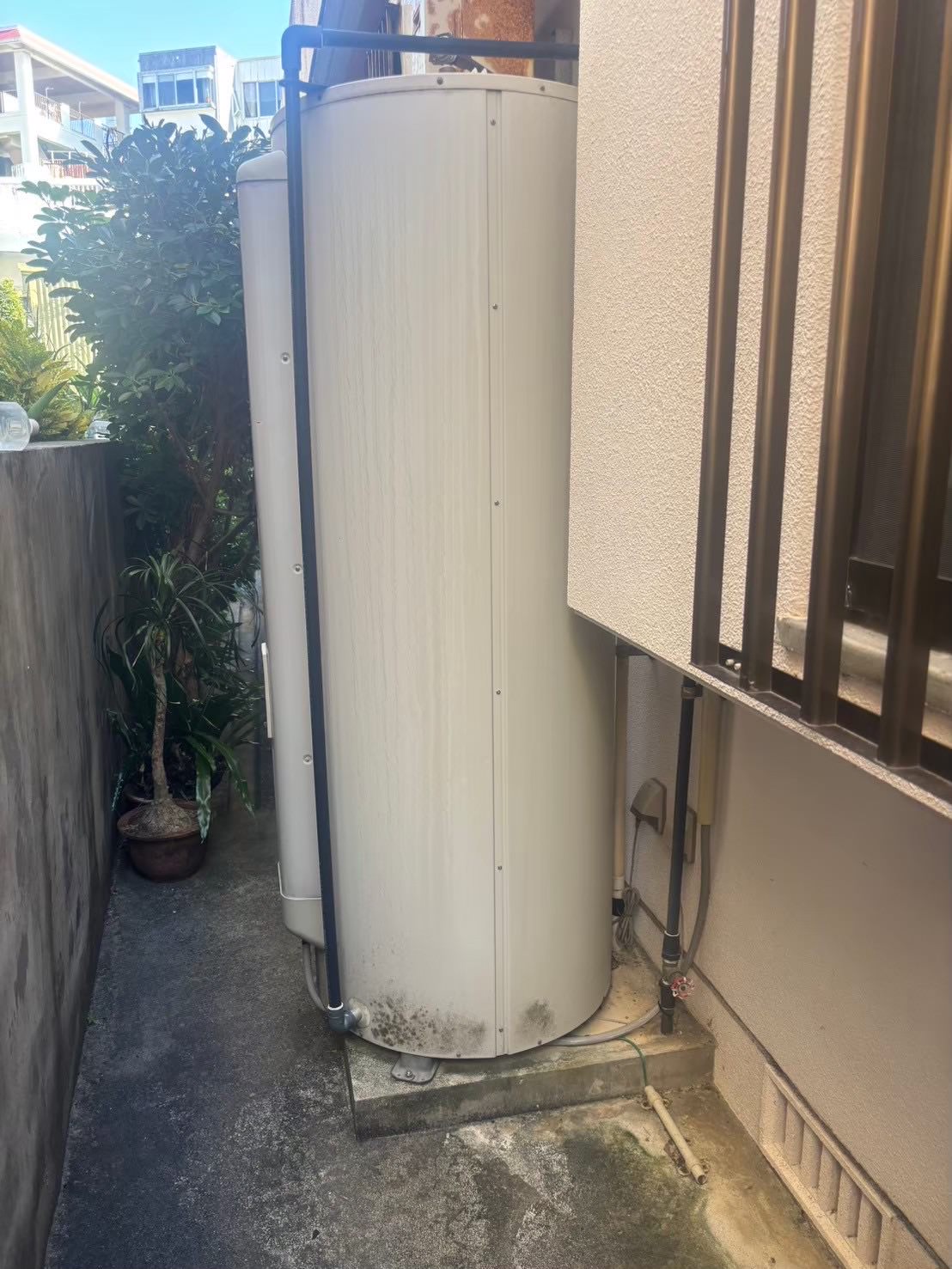 施工前→後
