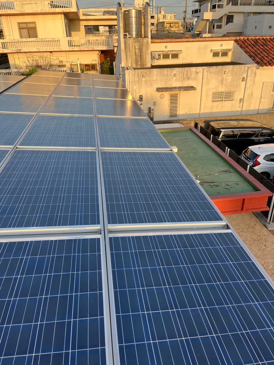 北谷町／Y様邸（2024年12月）架台防錆施工工事