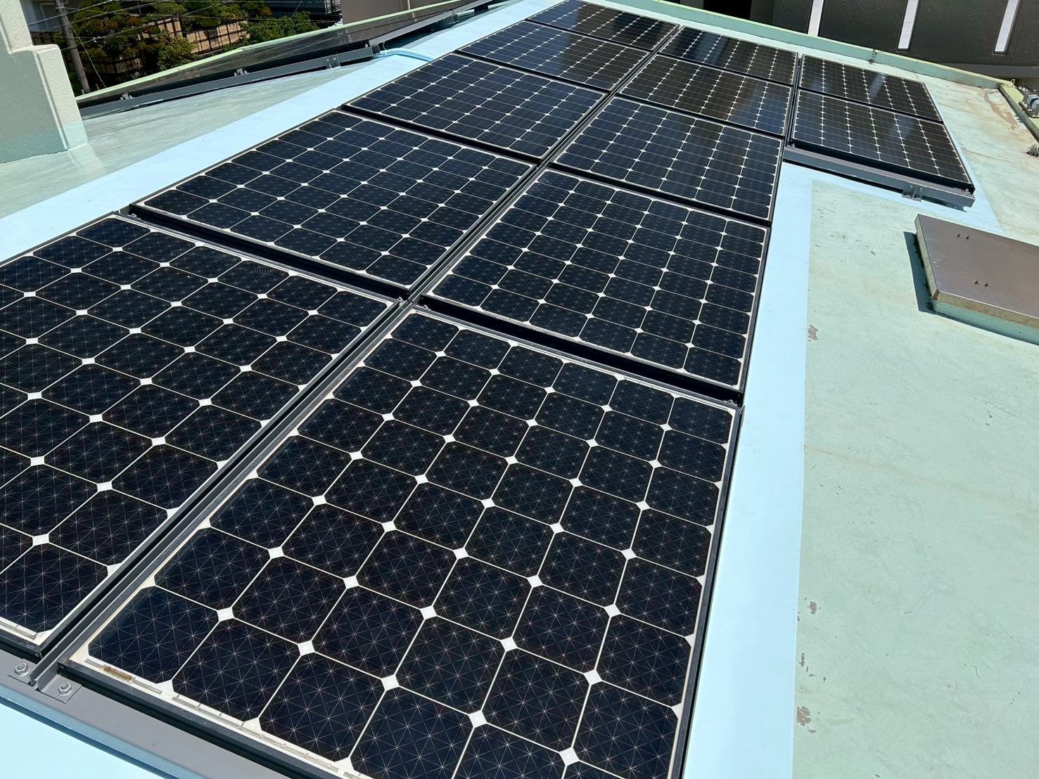 沖縄市／S様邸（2025年5月）架台防錆・パネル下防水工事