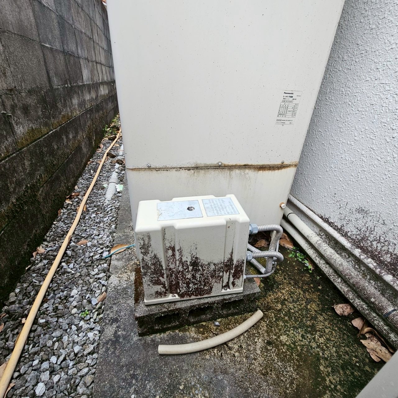 施工前→後