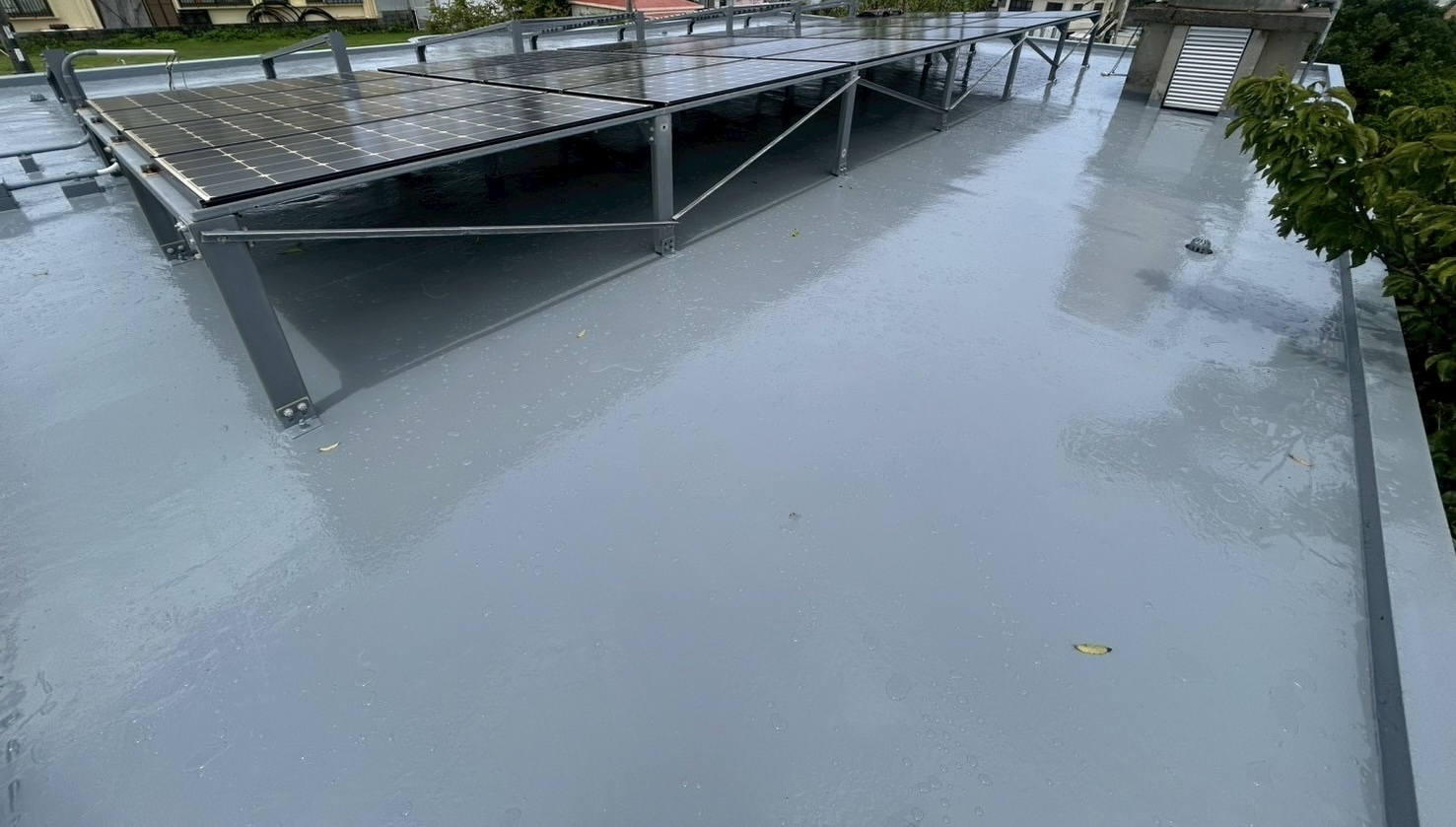 防水前→後