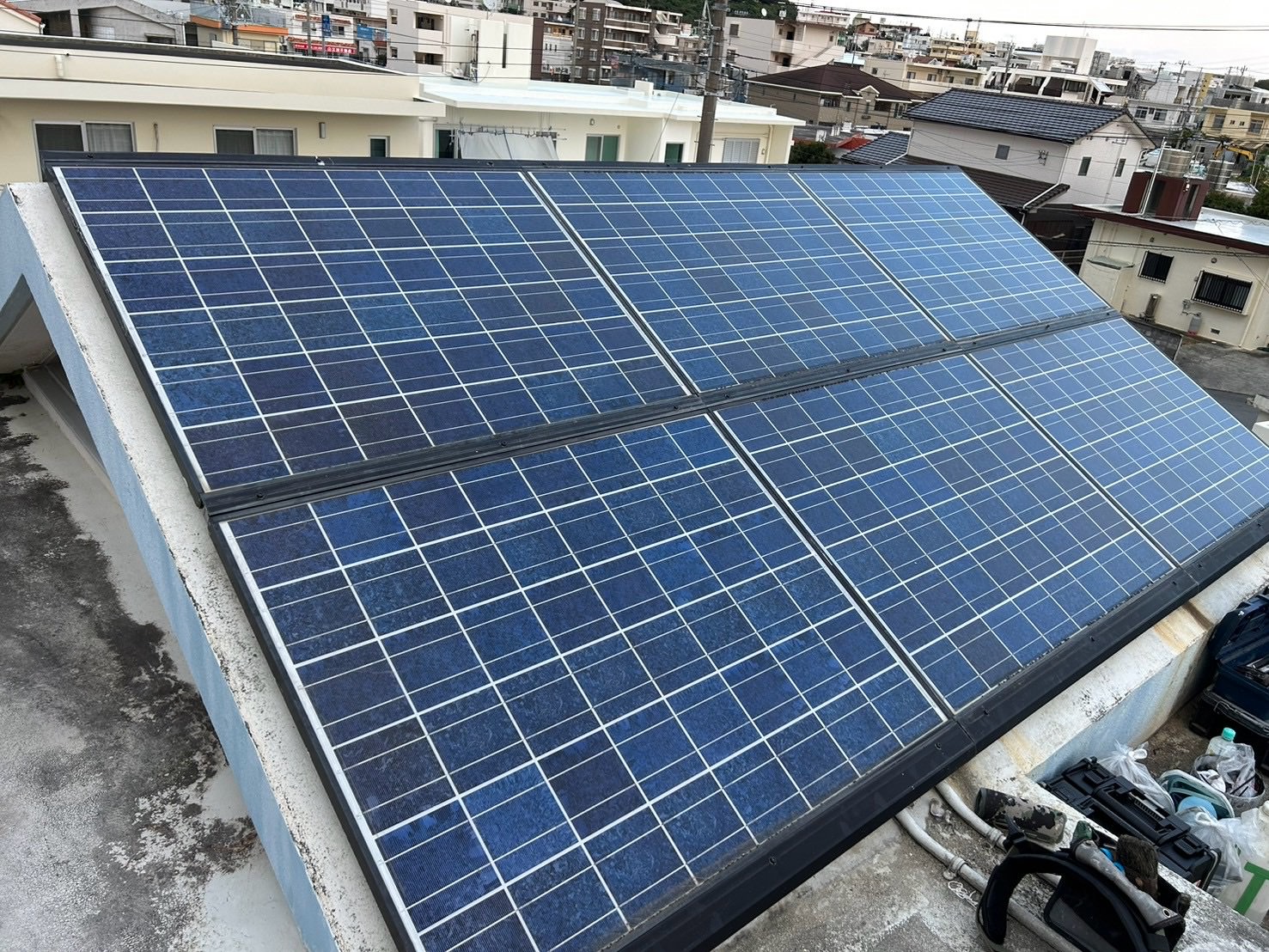 うるま市／I様邸（2025年3月）架台防錆施工工事