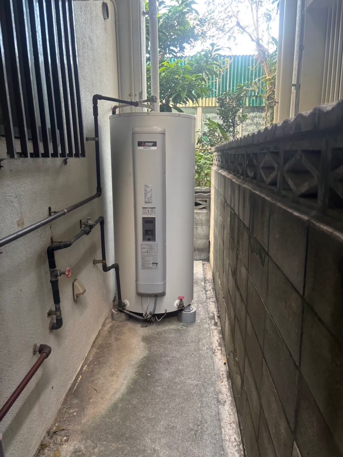 施工前→後
